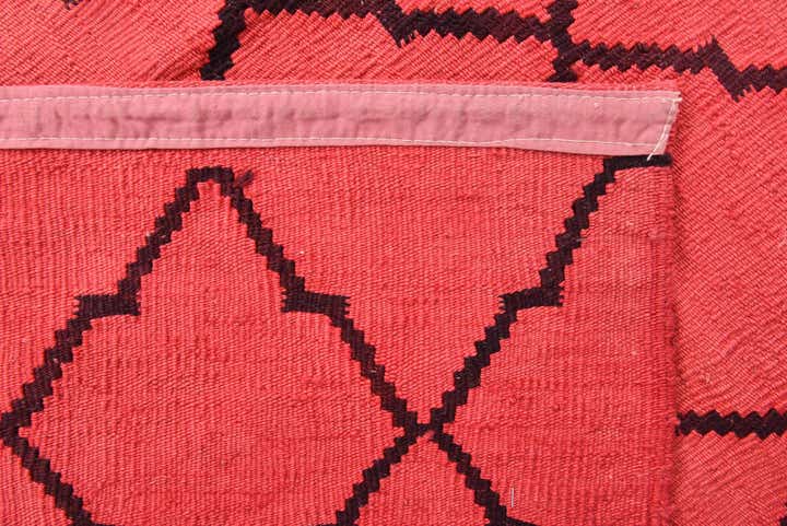 8' 4 x 9' 7 Hand Woven Kilim Modern Wool Rug