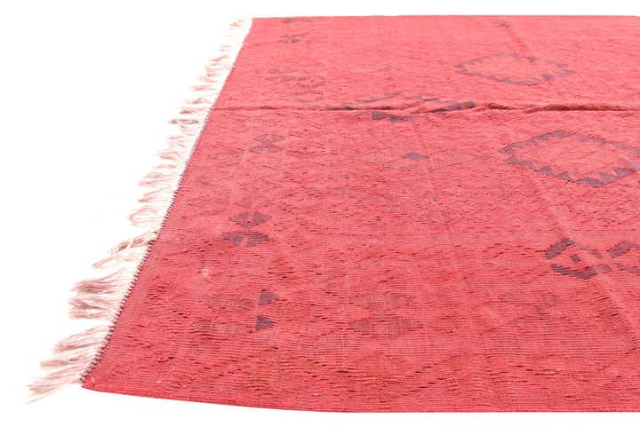 5' 7 x 8' Hand Woven Kilim Modern Wool Rug