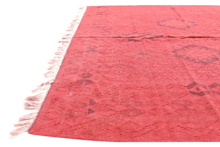 Detail image of 5' 7 x 8' Hand Woven Kilim Modern Wool Rug