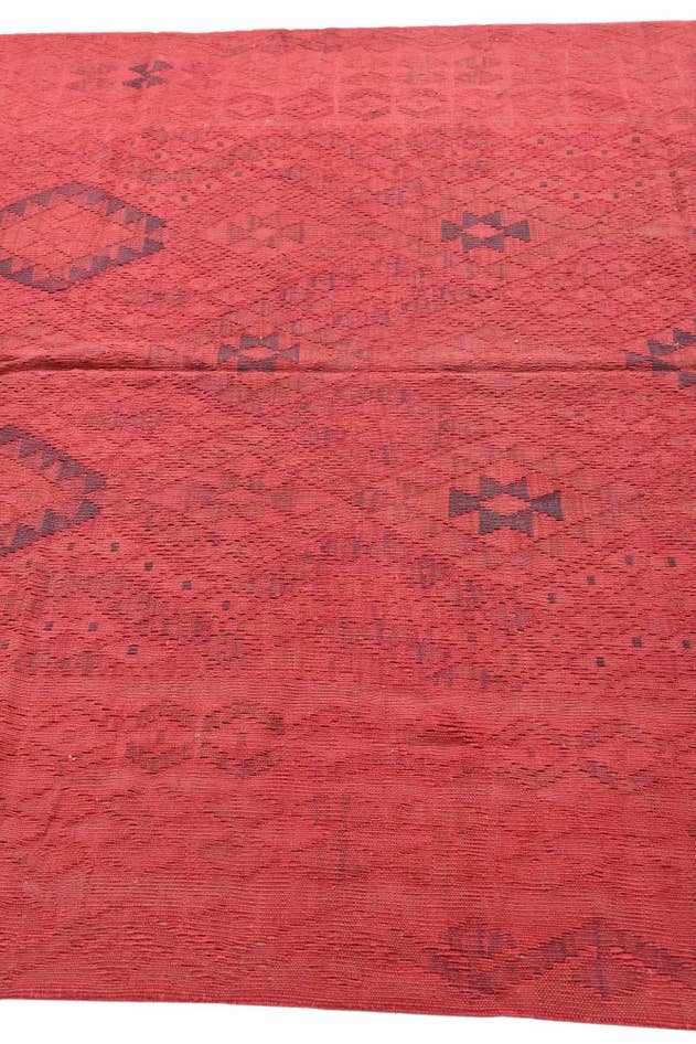 Detail image of 5' 7 x 8' Hand Woven Kilim Modern Wool Rug