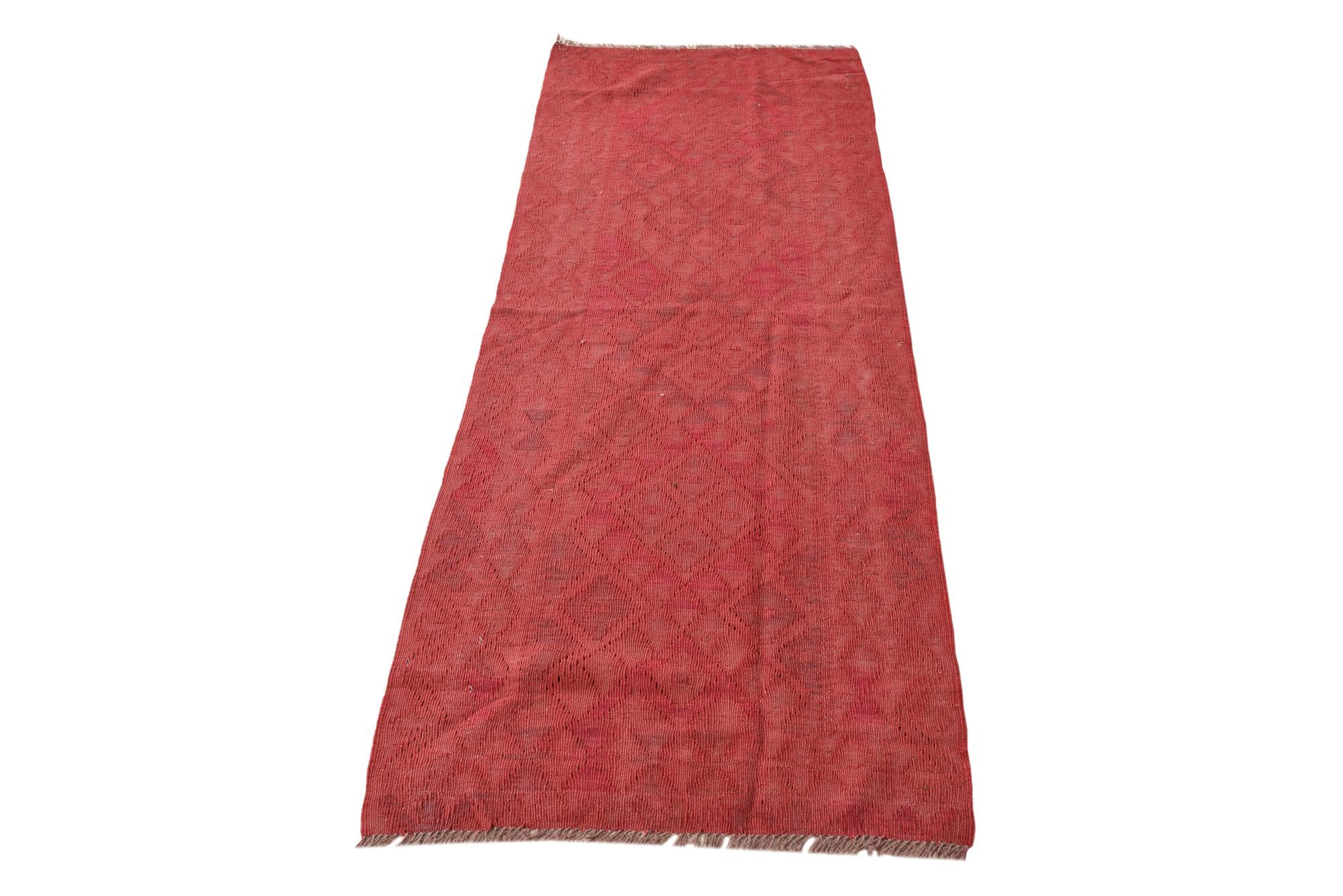 3' 1 x 6' 2 Hand Woven Kilim Modern Wool Rug