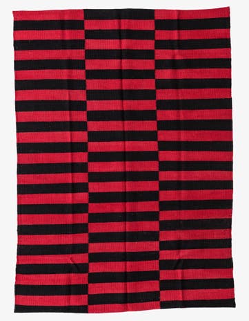 4' 3 x 6' Hand Woven Kilim Modern Wool Rug