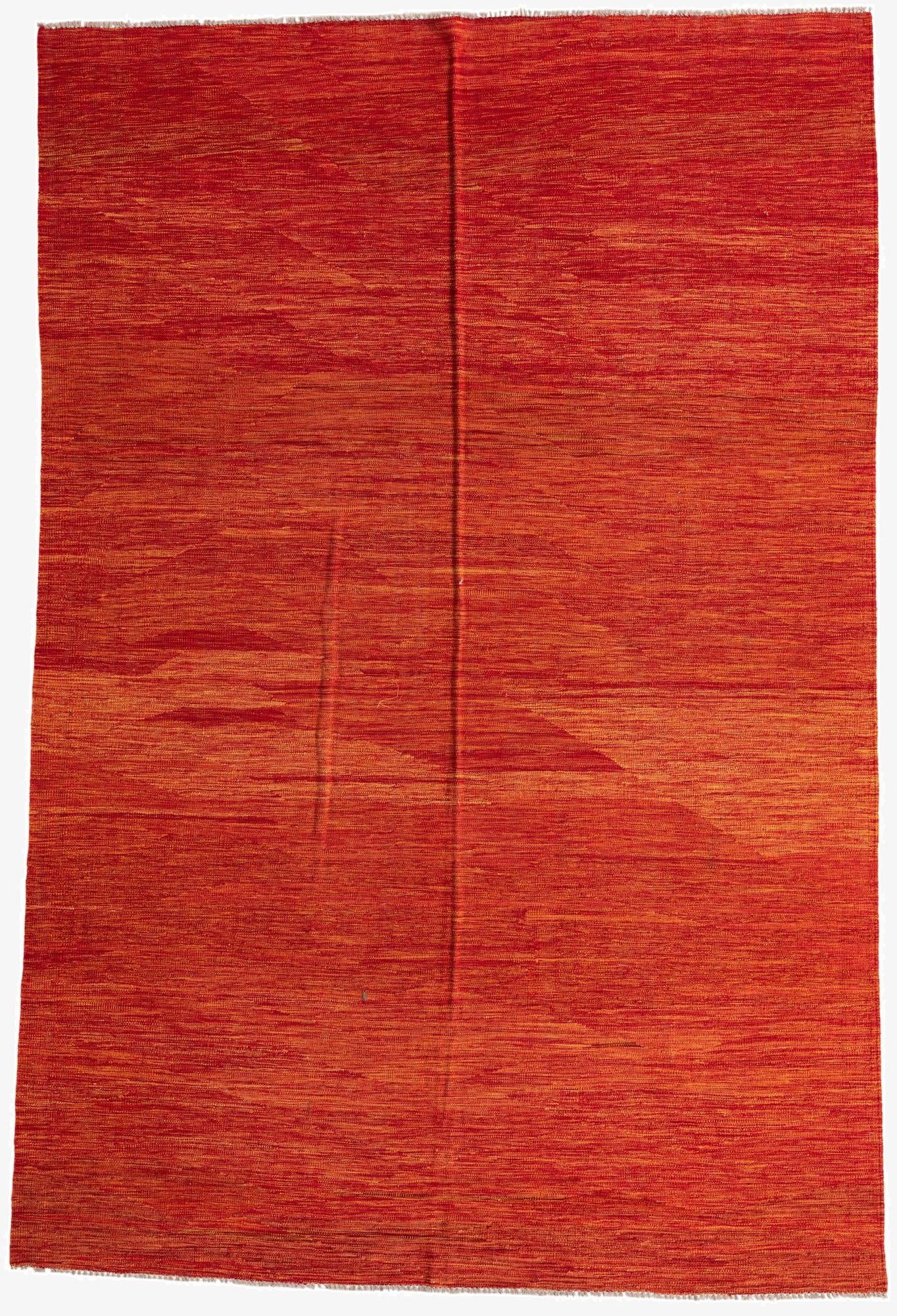6' 7 x 10'  Hand Woven Kilim Modern Wool Rug