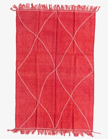3' 10 x 6' Hand Woven Kilim Modern Wool Rug