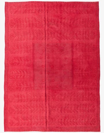 6' 7 x 9' Hand Woven Kilim Modern Wool Rug