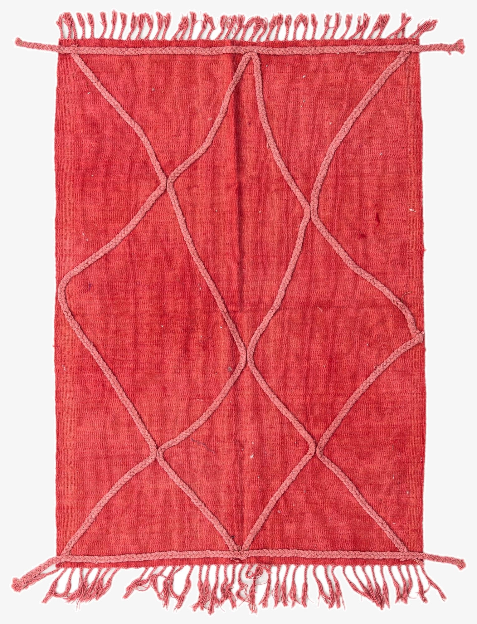 3' 3 x 4' 8  Hand Woven Kilim Modern Wool Rug