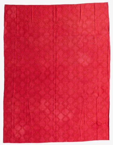 7' 1 x 9' 3 Hand Woven Kilim Modern Wool Rug