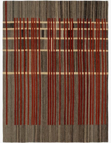 5' 10 x 7' 10 Hand Woven Kilim Modern Wool Rug