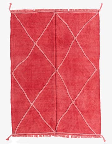 4' 2 x 5' 10 Hand Woven Kilim Modern Wool Rug