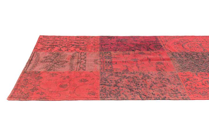 4' 6 x 7' 6 Hand Knotted Kilim Patchwork Wool Rug