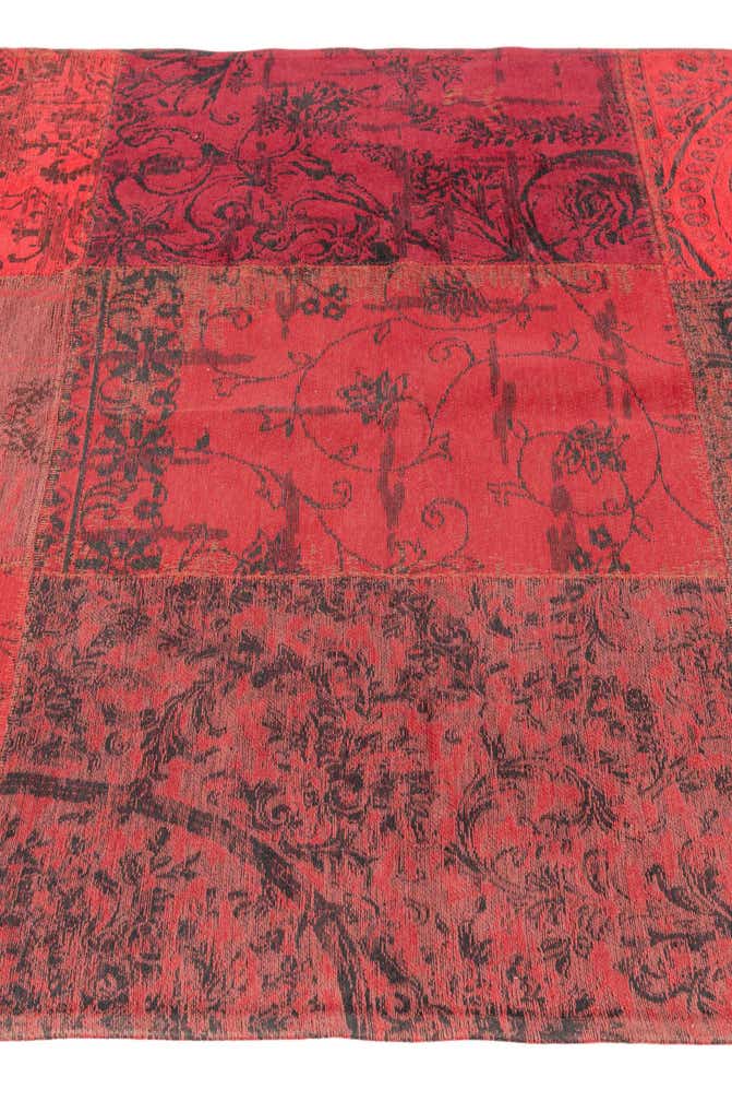 4' 6 x 7' 6 Hand Knotted Kilim Patchwork Wool Rug