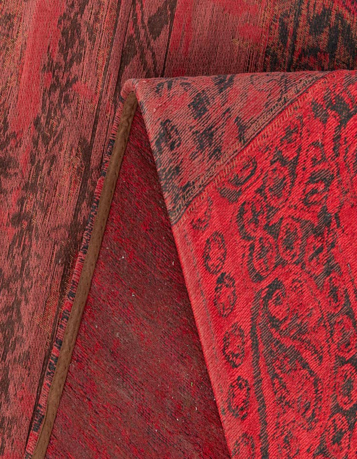 Detail image of 4' 6 x 7' 6  Hand Knotted Kilim Patchwork Wool Rug