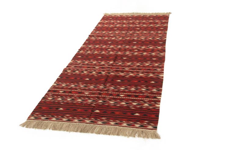 Detail image of 4' x 9' 10 Kilim Rug