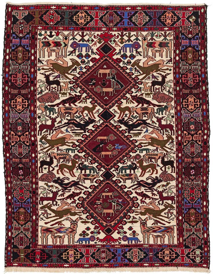 Detail image of 4' x 6' 7 Kilim Rug