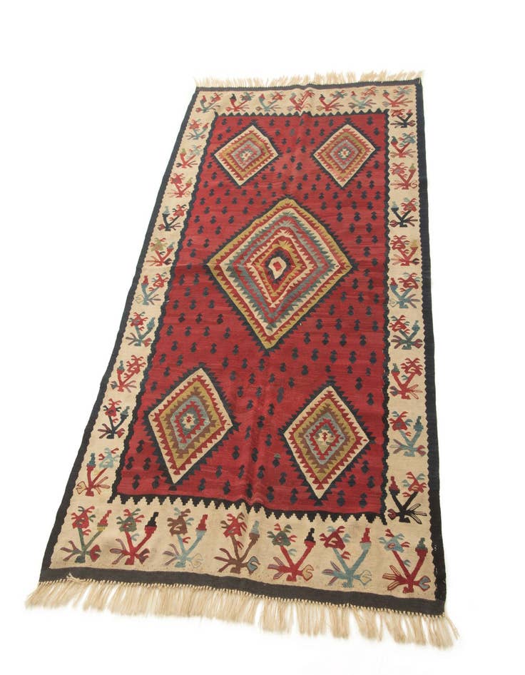 Detail image of 4' 4 x 6' 4 Kilim Rug