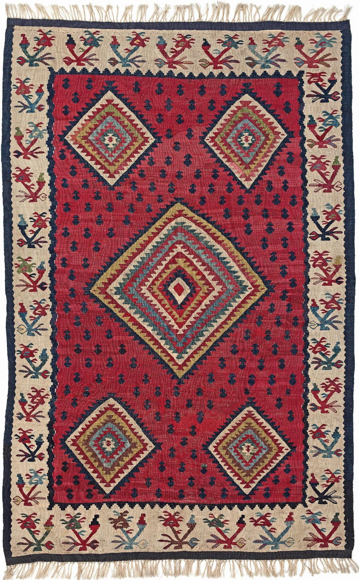 4' 4 x 6' 4 Kilim Rug