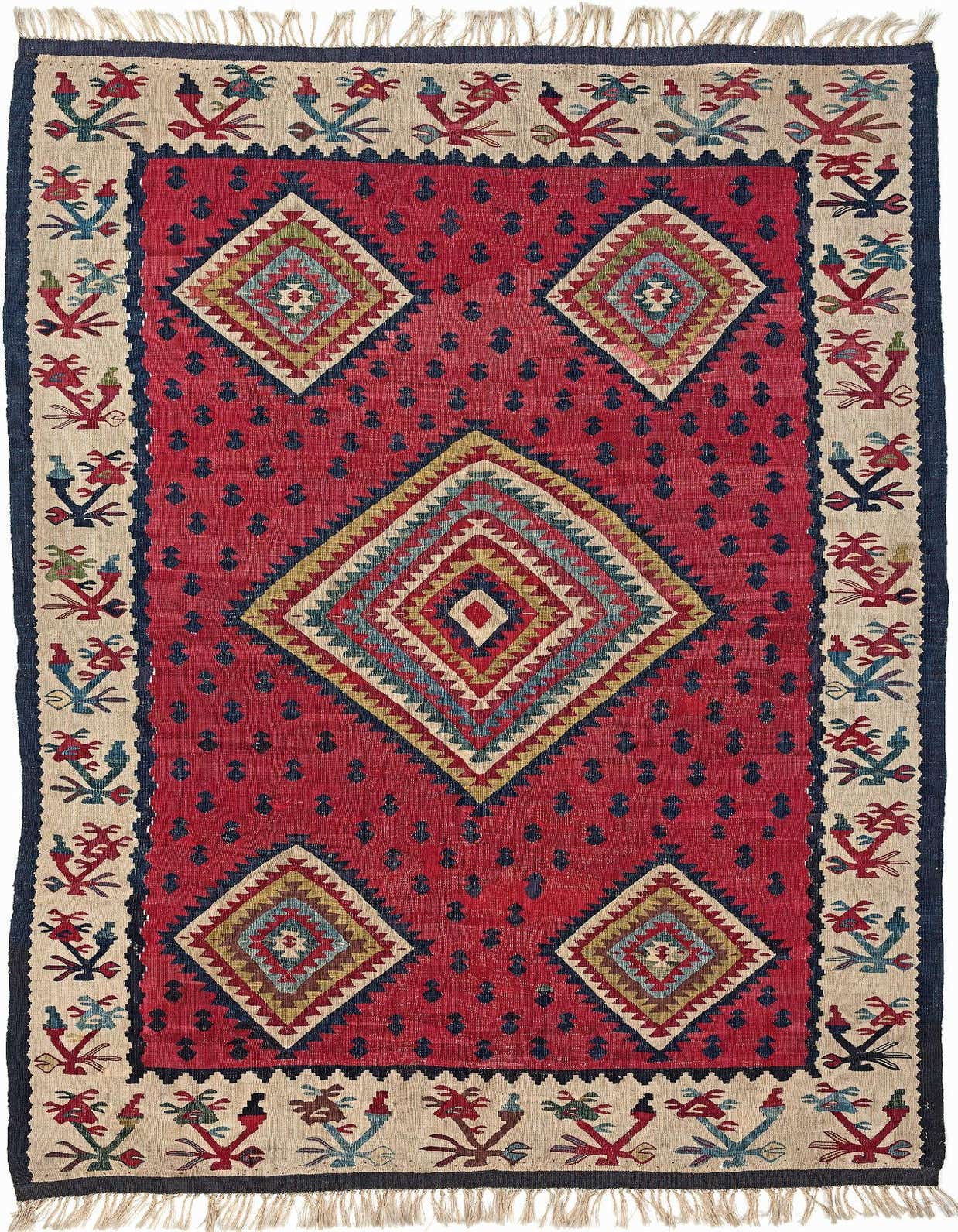 4' 4 x 6' 4 Kilim Rug