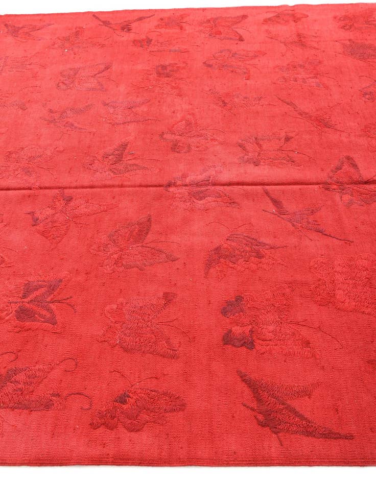 Detail image of 6' 5 x 9' 3  Hand Woven Kilim Suzani Wool Rug