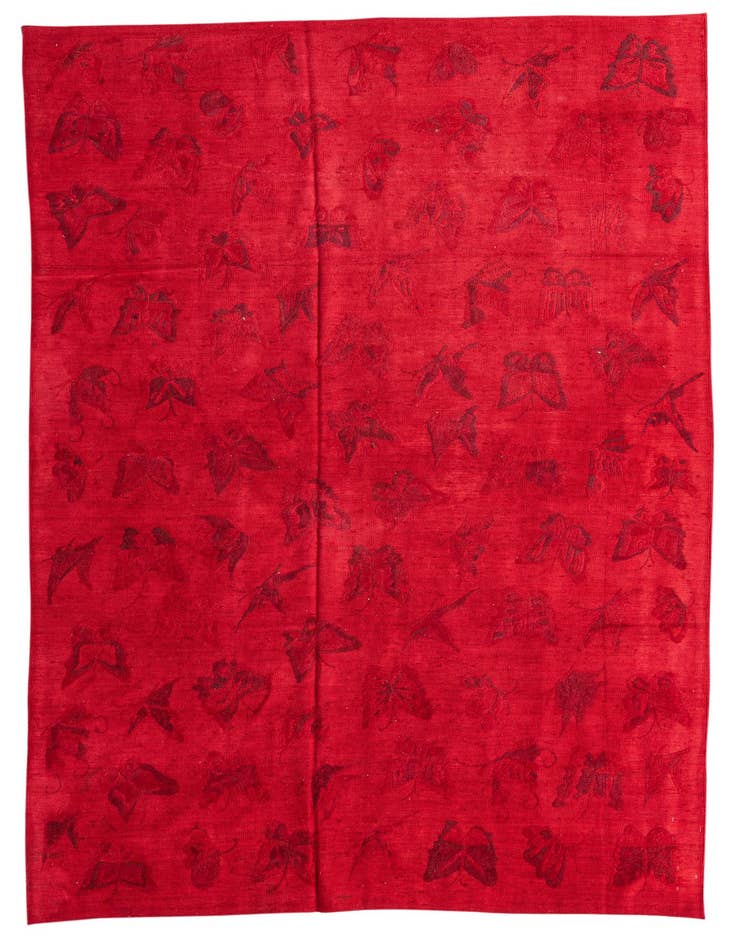 Detail image of 6' 5 x 9' 3 Hand Woven Kilim Suzani Wool Rug