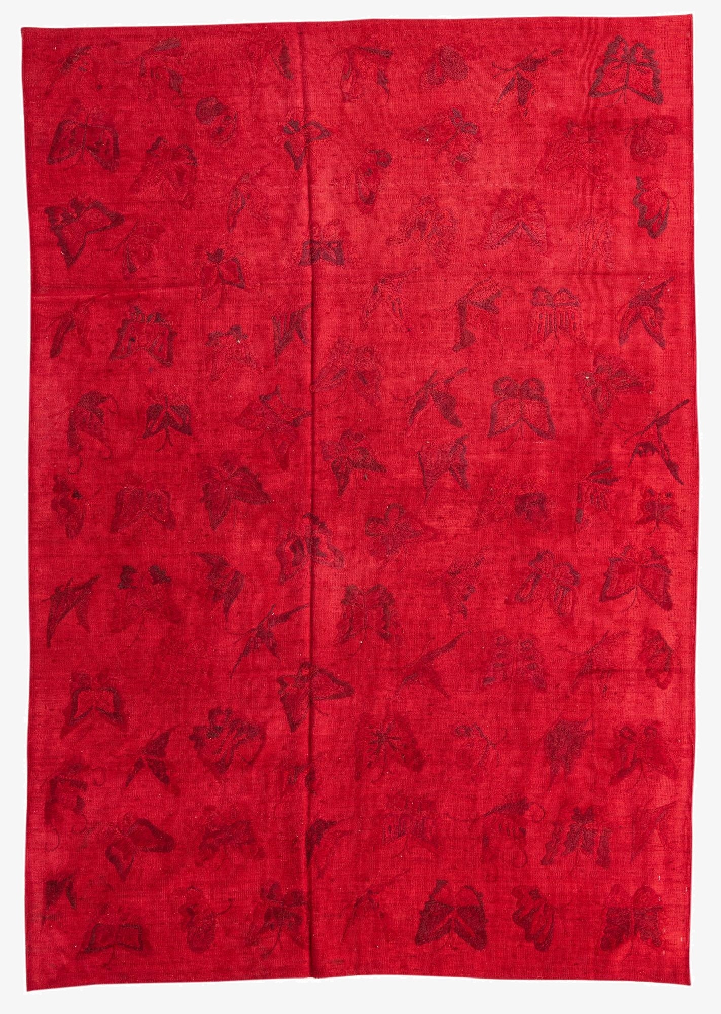 6' 5 x 9' 3  Hand Woven Kilim Suzani Wool Rug