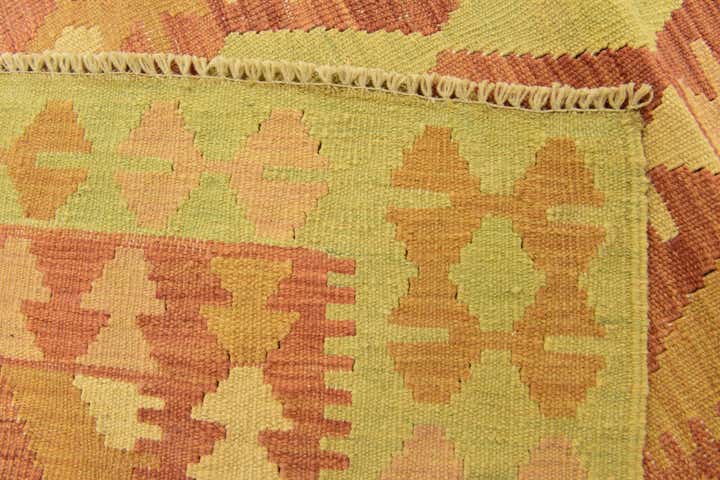3' 3 x 5' Hand Woven Kilim Waziri Wool Rug