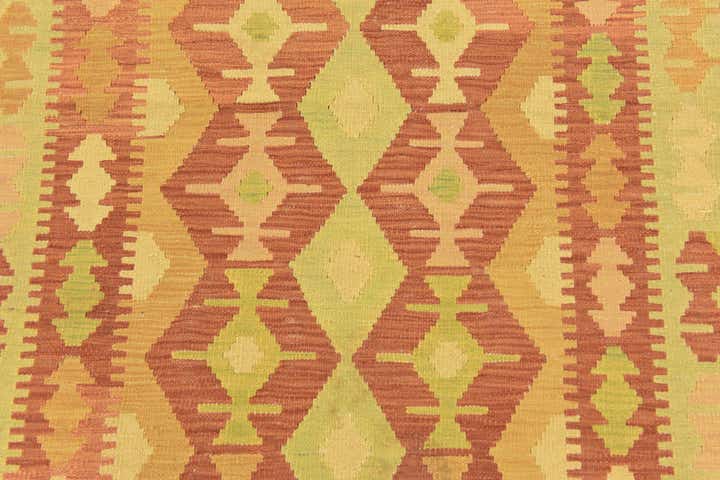 3' 3 x 5' Hand Woven Kilim Waziri Wool Rug