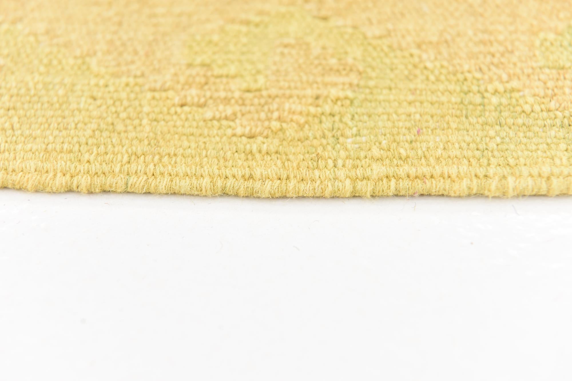 4' 9 x 6' 6 Hand Woven Kilim Waziri Wool Rug