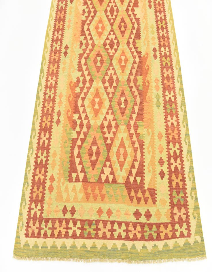 Detail image of 4' 8 x 6' 6  Hand Woven Kilim Waziri Wool Rug