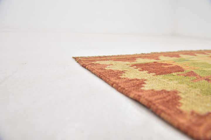 3' 2 x 5' Hand Woven Kilim Waziri Wool Rug