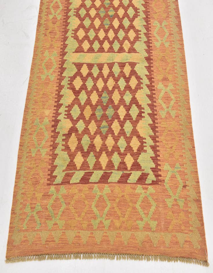 Detail image of 3' 4 x 5'  Hand Woven Kilim Waziri Wool Rug