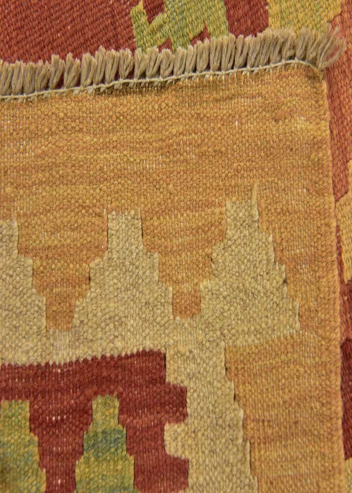 3' 2 x 5' Hand Woven Kilim Waziri Wool Rug