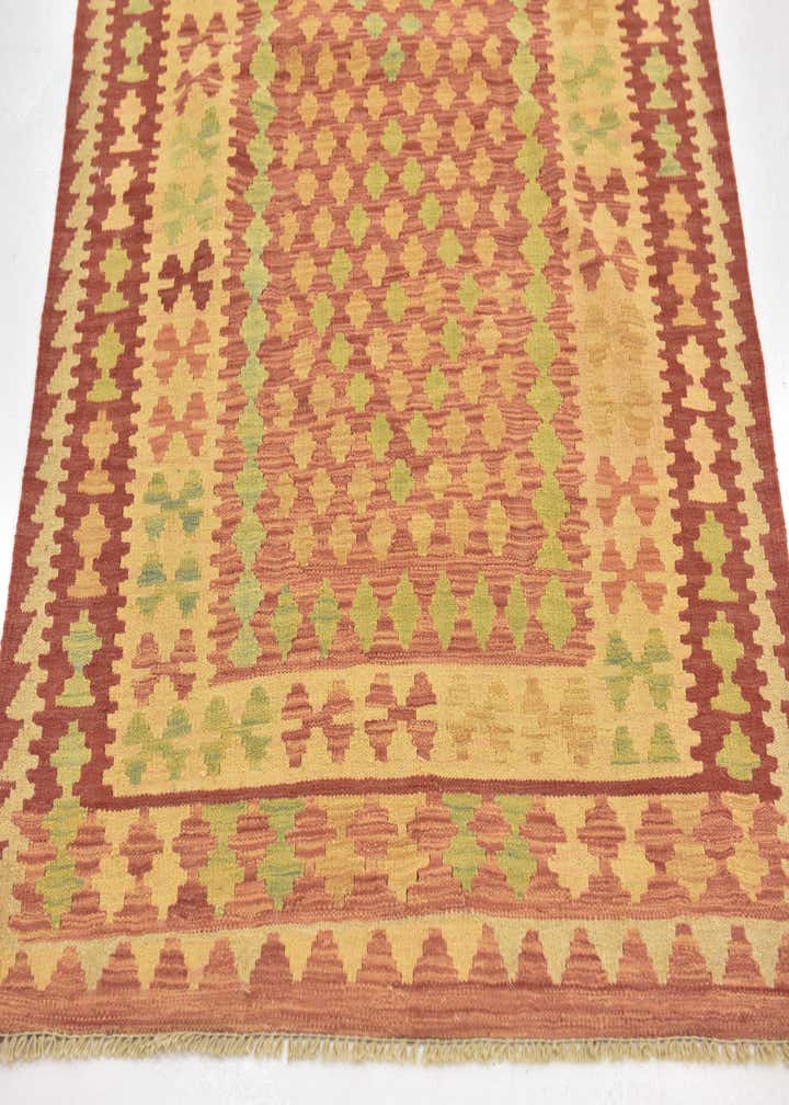3' 3 x 5' Hand Woven Kilim Waziri Wool Rug