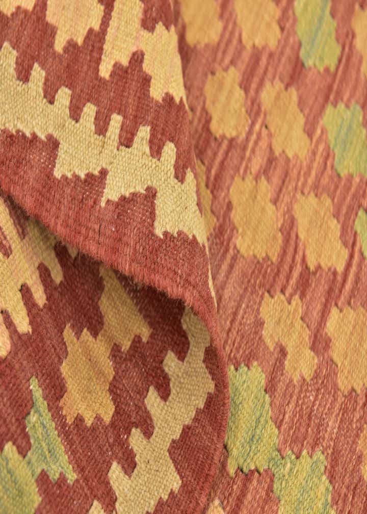 3' 3 x 5' Hand Woven Kilim Waziri Wool Rug