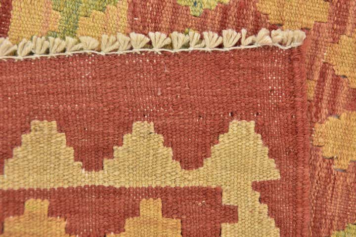 3' 3 x 5' Hand Woven Kilim Waziri Wool Rug