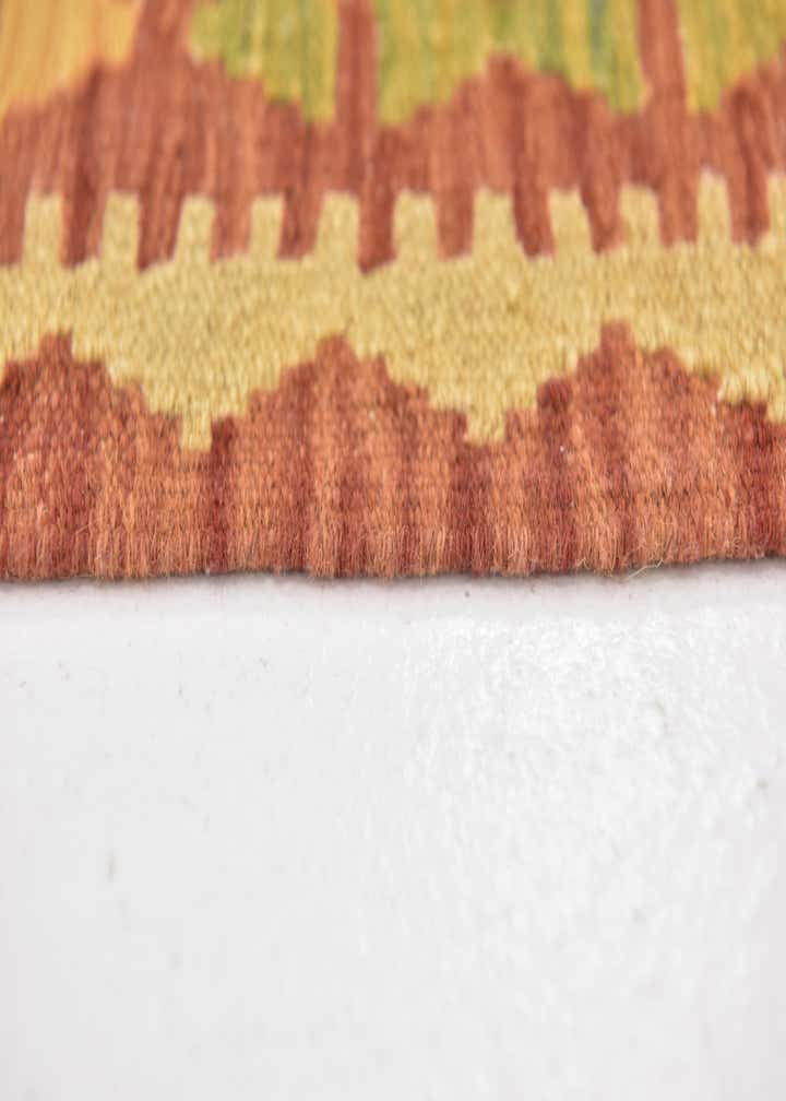 2' 10 x 4' 6 Hand Woven Kilim Waziri Wool Rug