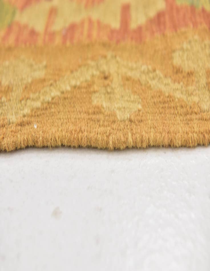 Detail image of 3' 3 x 5'  Hand Woven Kilim Waziri Wool Rug