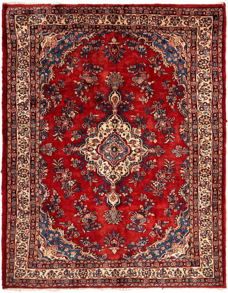 Detail image of 6' 5 x 9' 1 Korosan Wool Rug