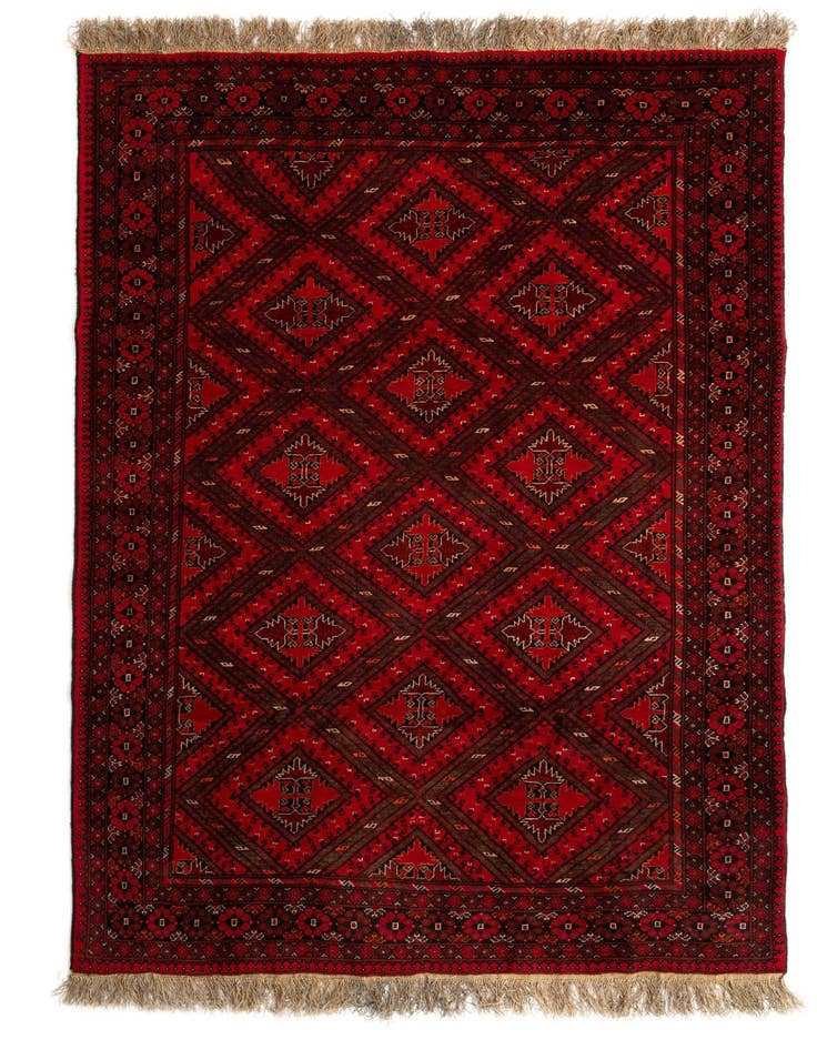 Detail image of 6' 8 x 9' 7 Kunduz Wool Rug