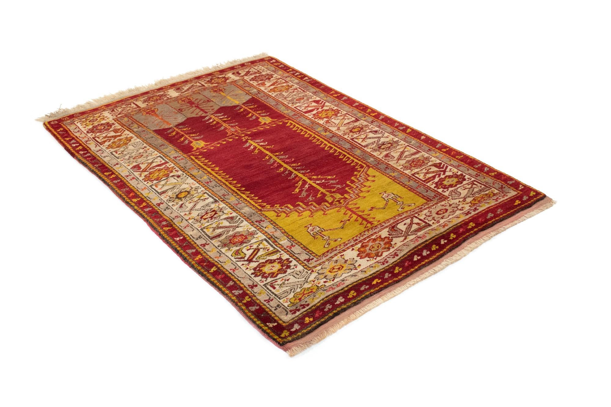 3' 6 x 5' 2 Hand Knotted Ladik Rug
