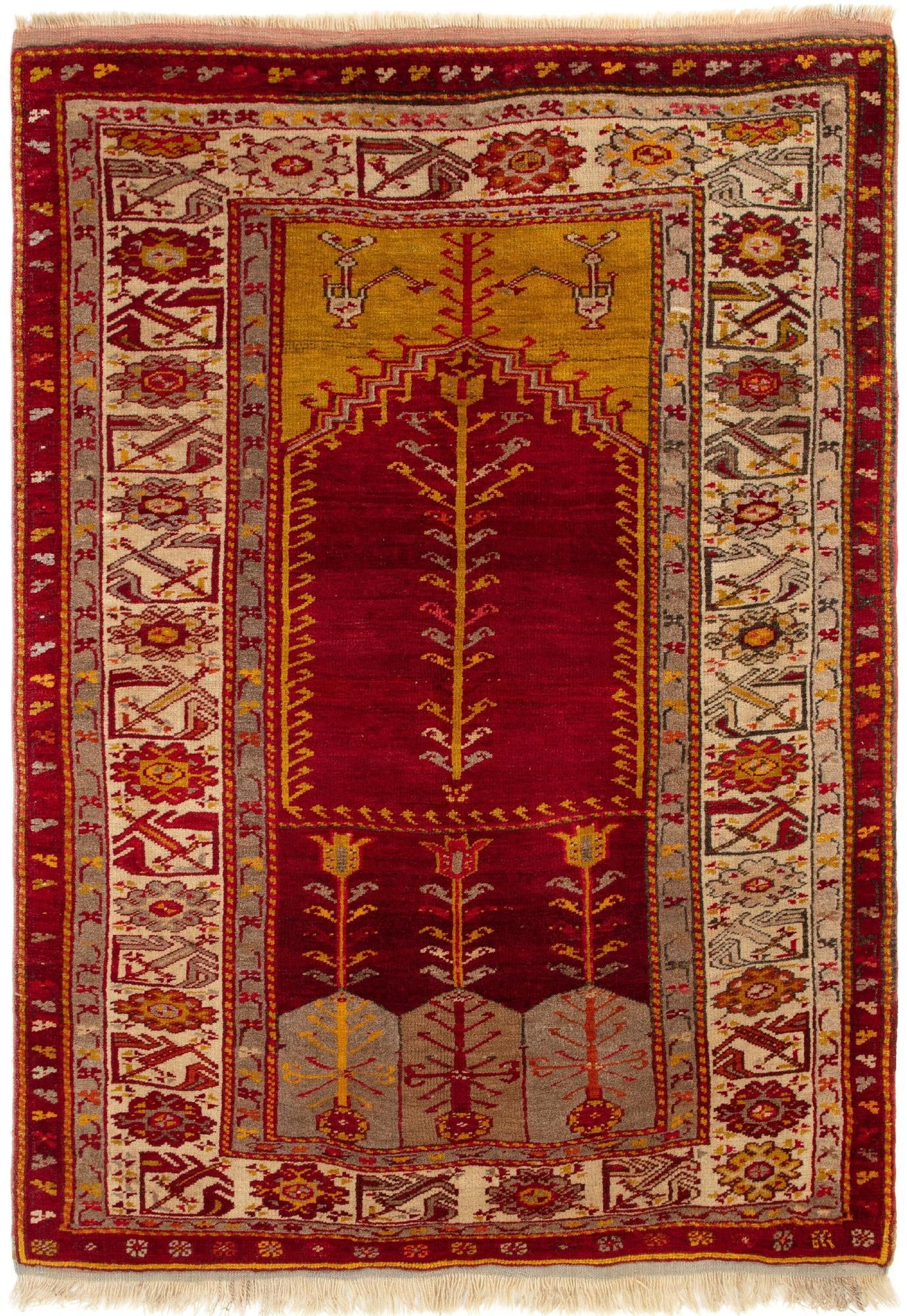 3' 6 x 5' 2 Hand Knotted Ladik Rug