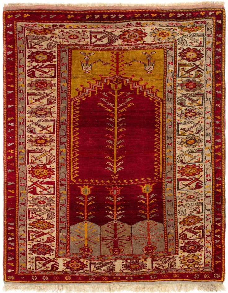 Detail image of 3' 6 x 5' 2 Hand Knotted Ladik Rug