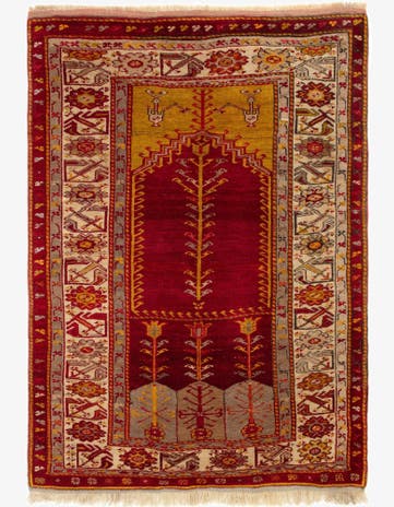 3' 6 x 5' 2 Hand Knotted Ladik Rug