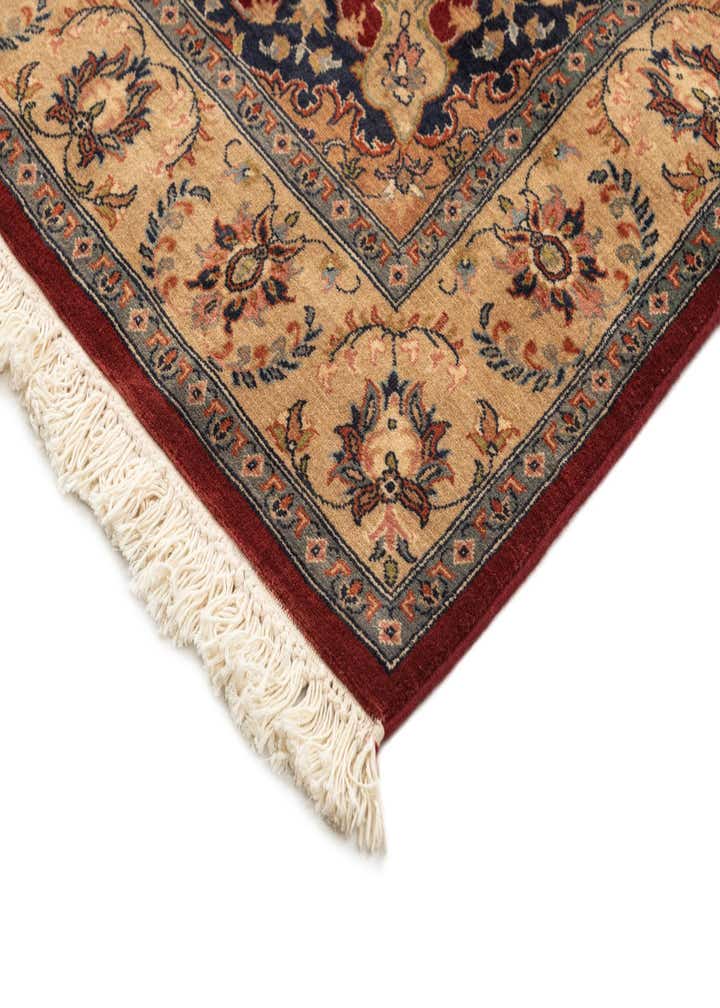 4' 2 x 6' 3 Hand Knotted Lahour Oriental Wool Rug