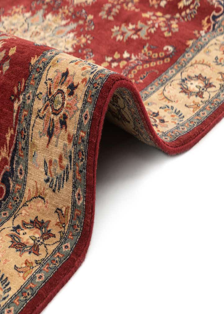 4' 2 x 6' 3 Hand Knotted Lahour Oriental Wool Rug