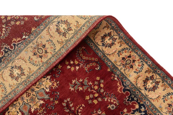 Detail image of 4' 2 x 6' 3 Hand Knotted Lahour Oriental Wool Rug