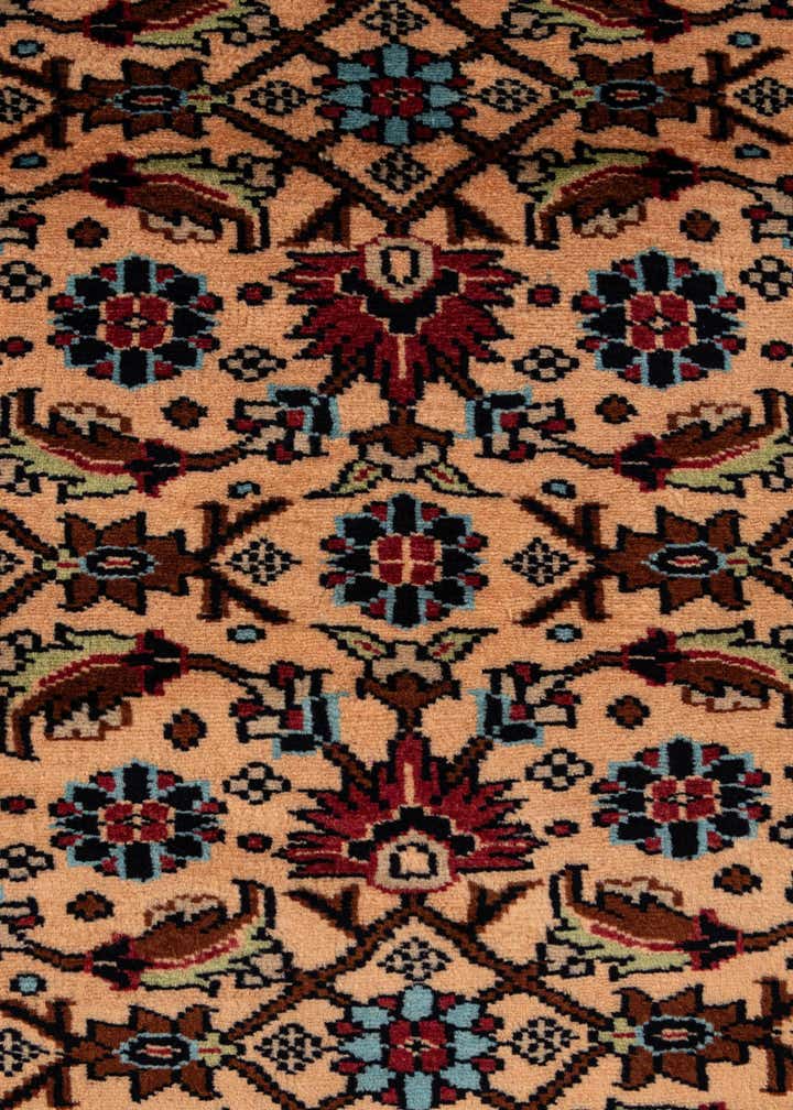 4' 3 x 6' Hand Knotted Lahour Oriental Wool Rug