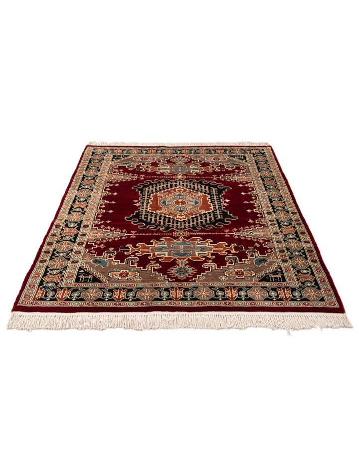 4' 3 x 6' 5 Hand Knotted Lahour Oriental Rug