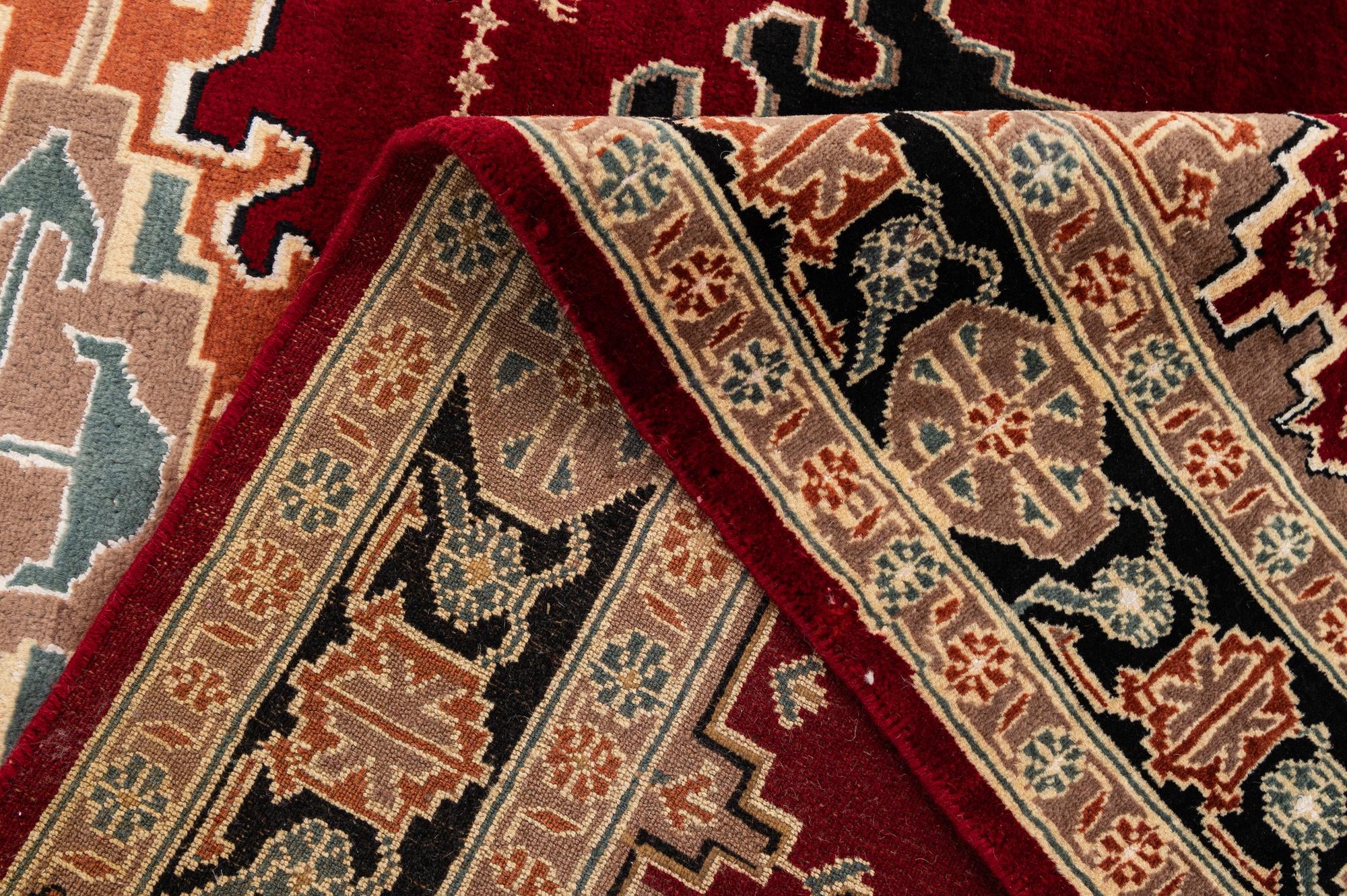 4' 3 x 6' 5 Hand Knotted Lahour Oriental Rug