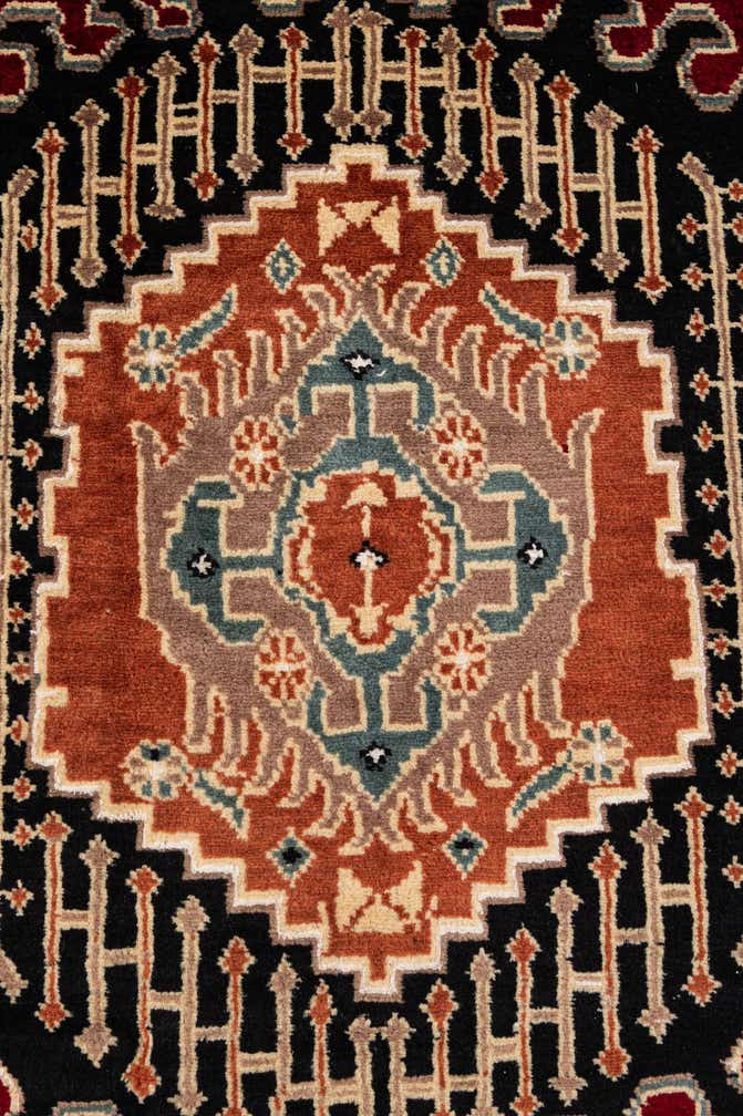 4' 3 x 6' 5 Hand Knotted Lahour Oriental Rug
