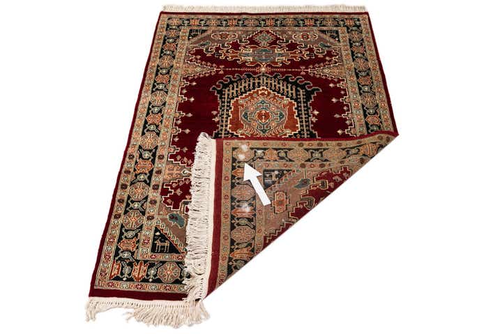 4' 3 x 6' 5 Hand Knotted Lahour Oriental Rug